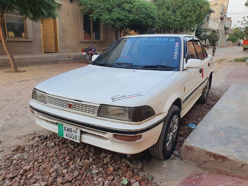 Toyota Corolla XLI 1988   call 0308:0137972 exchange possible 19