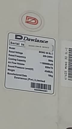 Dawlance ac 1.5 ton