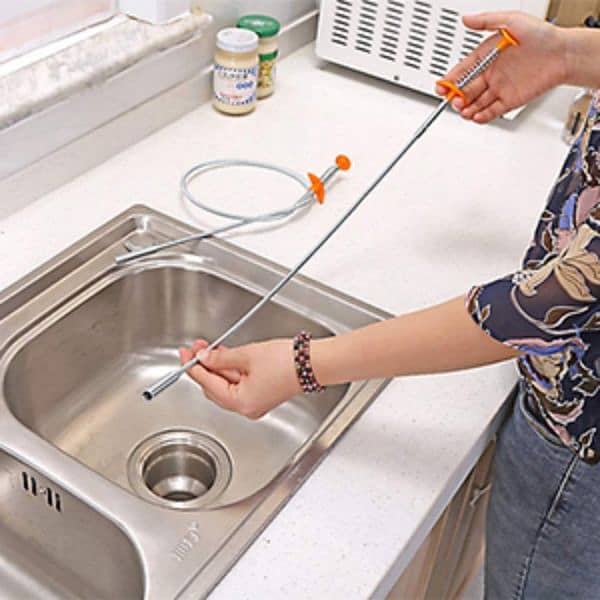 Metal flexible wire brush hand sink 0