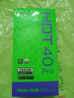 Infinix hot 40 pro box pack Non Active piece