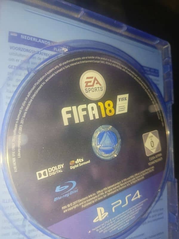 ps4 CD FIFA 18 1