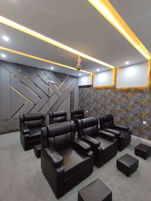 1 Kanal Brand New Double Storey Furnished Luxury Latest Modern Stylish House Available For Sale In Pcsir Phase 2 Near Joher Town Phase 2 Lahore By Fast Property Services With Original Pictures. 7