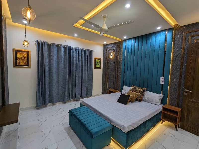 1 Kanal Brand New Double Storey Furnished Luxury Latest Modern Stylish House Available For Sale In Pcsir Phase 2 Near Joher Town Phase 2 Lahore By Fast Property Services With Original Pictures. 30