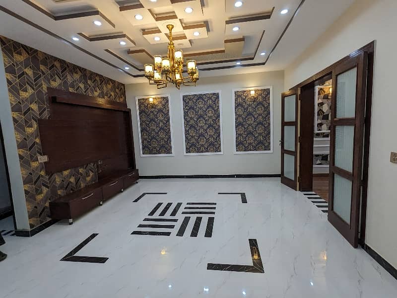 Brand New 10 Marla Beautiful House Standard Size House Latest Stylish Spanish Style Design Available For Sale In Opf Housing Society Lahore With Original Pics 5