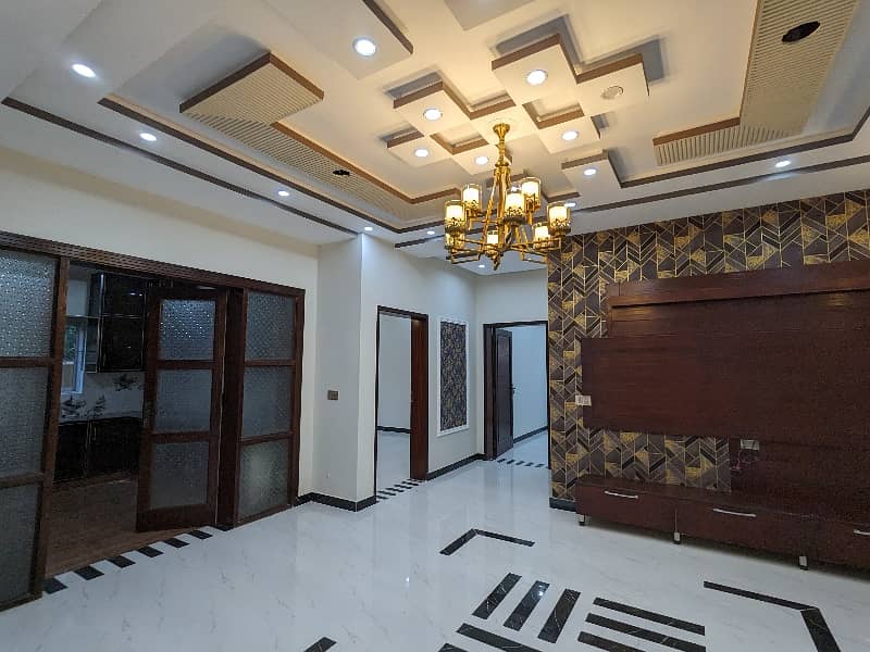 Brand New 10 Marla Beautiful House Standard Size House Latest Stylish Spanish Style Design Available For Sale In Opf Housing Society Lahore With Original Pics 12