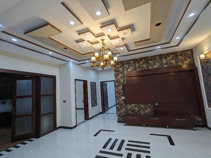 Brand New 10 Marla Beautiful House Standard Size House Latest Stylish Spanish Style Design Available For Sale In Opf Housing Society Lahore With Original Pics 14