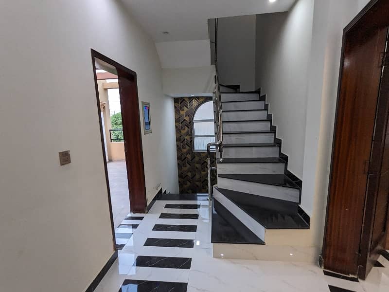 Brand New 10 Marla Beautiful House Standard Size House Latest Stylish Spanish Style Design Available For Sale In Opf Housing Society Lahore With Original Pics 25