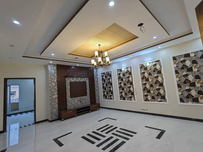 Brand New 10 Marla Beautiful House Standard Size House Latest Stylish Spanish Style Design Available For Sale In Opf Housing Society Lahore With Original Pics 27