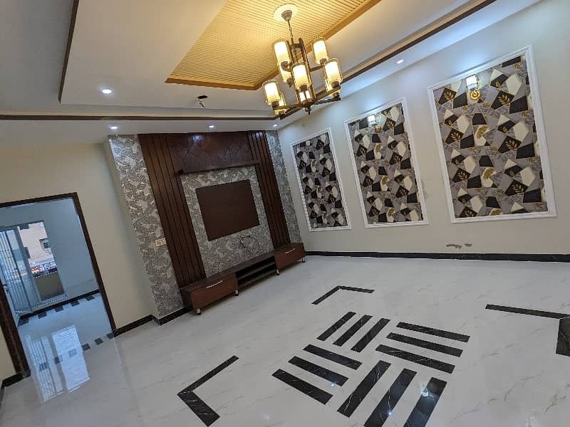 Brand New 10 Marla Beautiful House Standard Size House Latest Stylish Spanish Style Design Available For Sale In Opf Housing Society Lahore With Original Pics 29