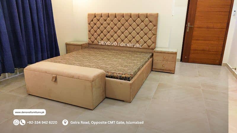 bed, bedset, poshish bed, king size bed, wooden beds 3