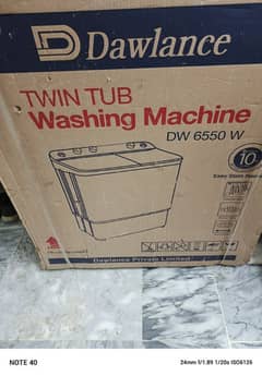 new washing machine