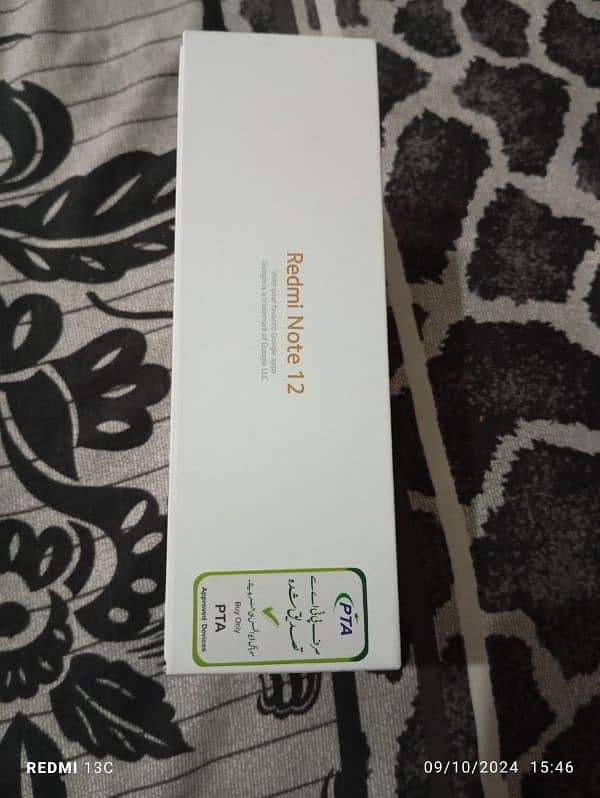 Mi redmi note 12 brand new condition. scratchless 2