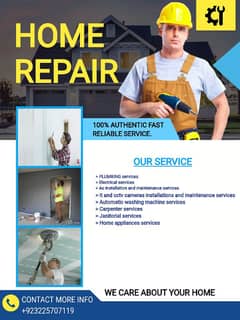 we provide all home services just one call  03225707119