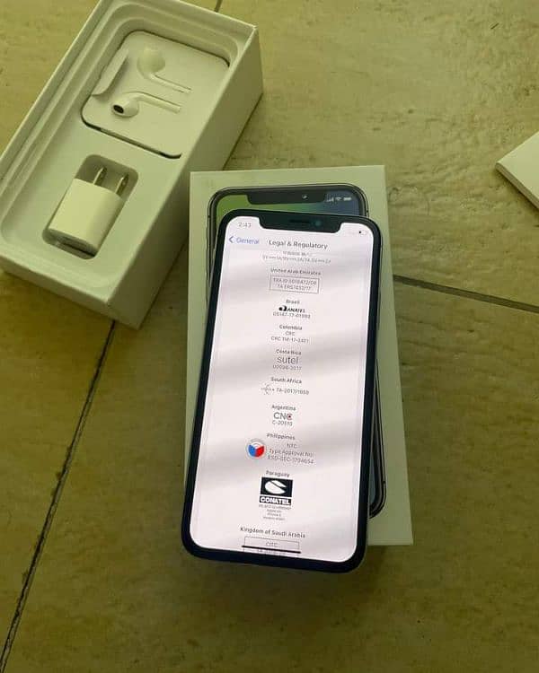 iPhone X 256 GB PTA approved my WhatsApp 0323=00=97=122 0