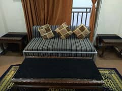 Double bed with mattress