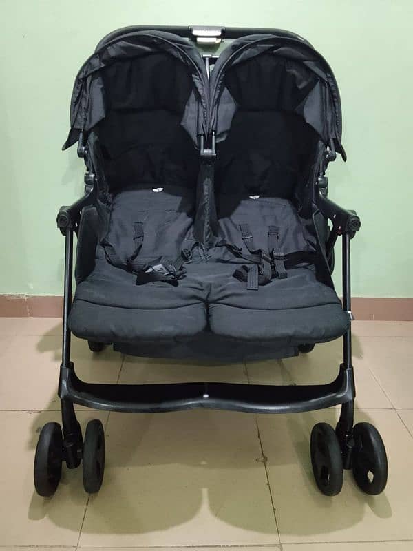 UK Imported Joie Double Twin Stroller 4