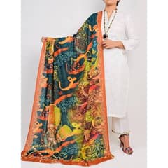 printed dupatta