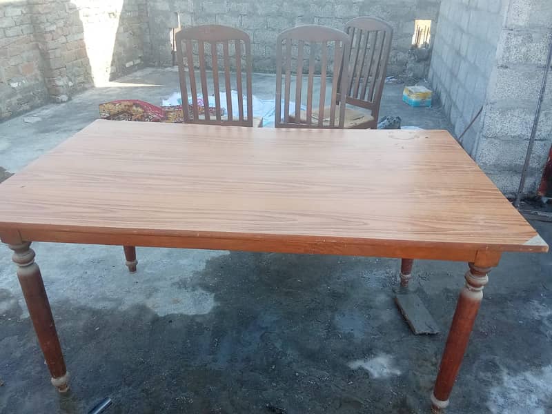 Dining table and 6 chairs for sale 2