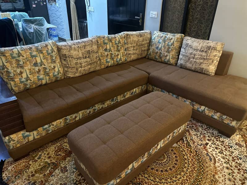 Lounge Sofa L shape with Table 2