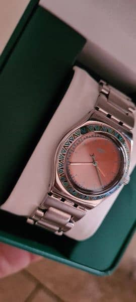 Brand new Ladies Swatch wrist watch Royal Swatch 3