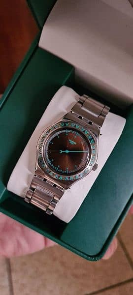 Brand new Ladies Swatch wrist watch Royal Swatch 1