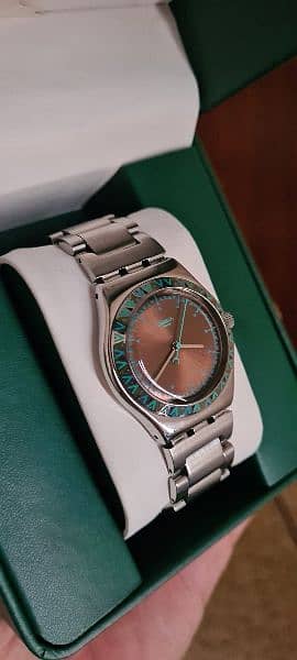 Brand new Ladies Swatch wrist watch Royal Swatch 4