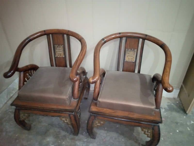 Wooden Sofa set for sale | 3+2 Seater 1