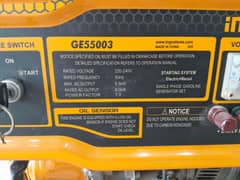 LESS USED 5.5 KW INGCO GENERATOR FOR SALE