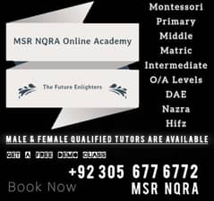 Online Academy Tuition Center O/A Levels P. G to Intermediate Academia