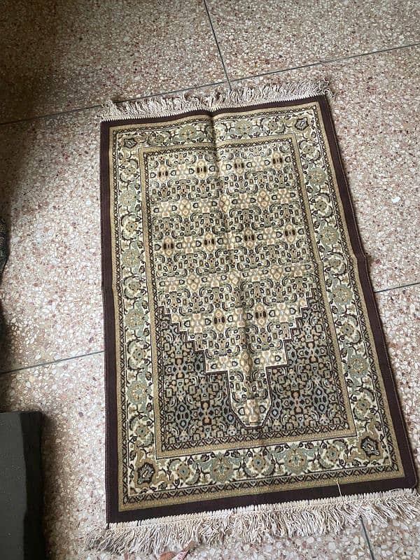 Two handmade rugs in excellent condition 1