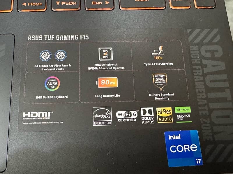 Asus Tuf Gaming F15 8