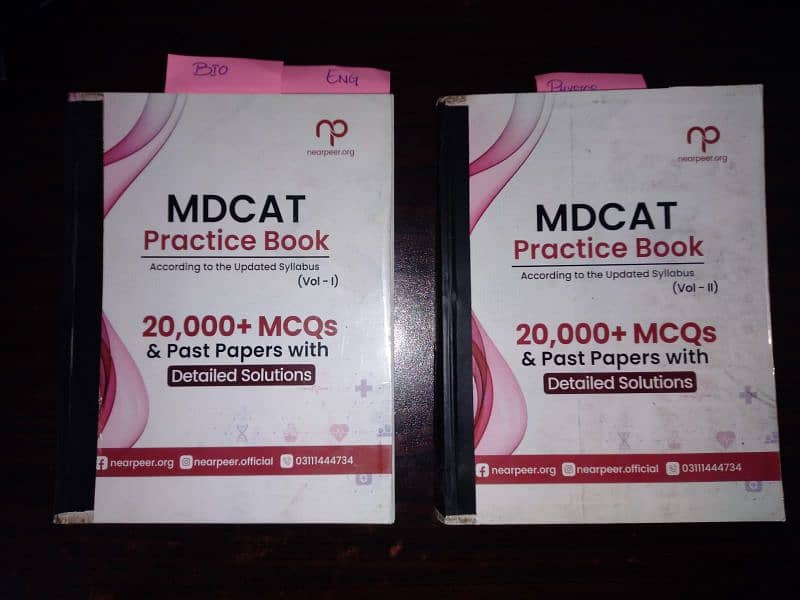 near peer mdcat practice books 2