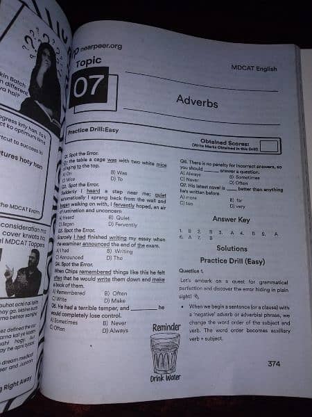 near peer mdcat practice books 11