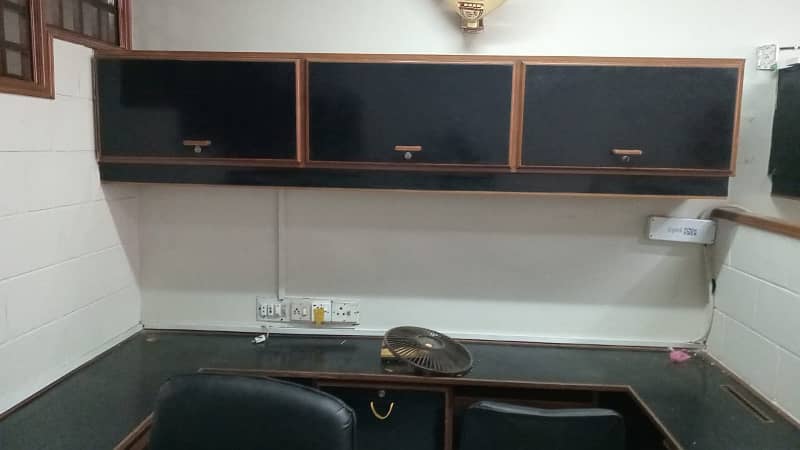 furnished office for rent 700sqft in shahar e Faisal. 10