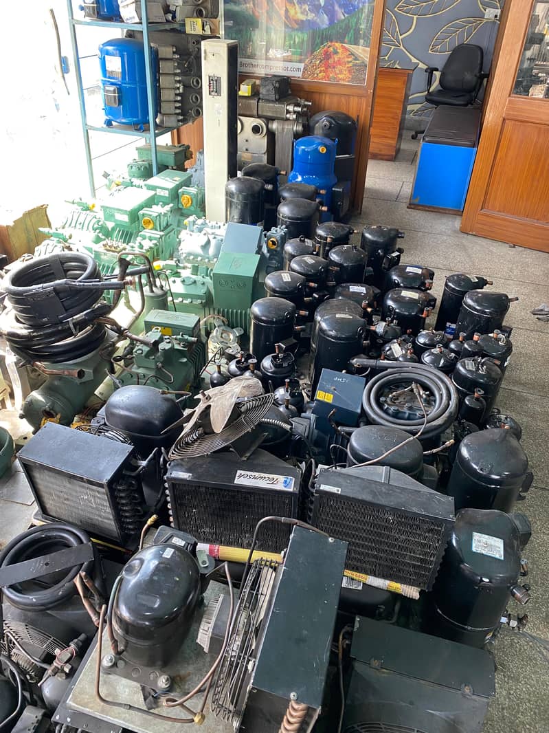 Compressor  Chiller Plants Water cool chillers Air condition units 7