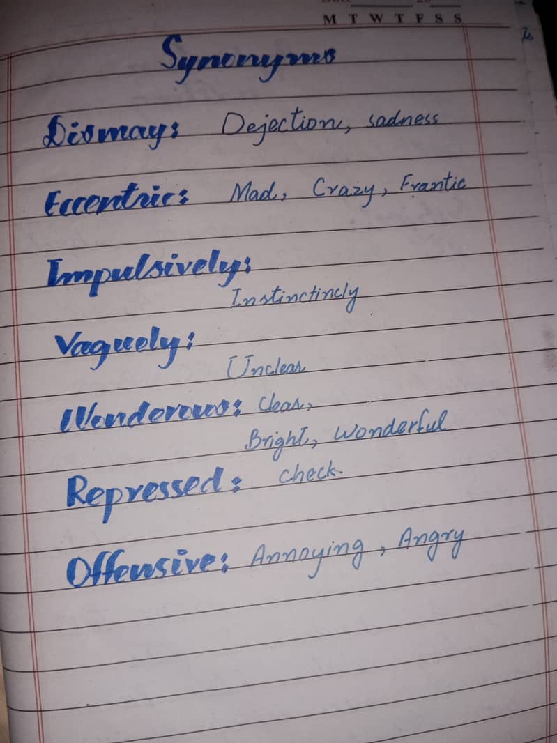 Handwritten assignment work 2