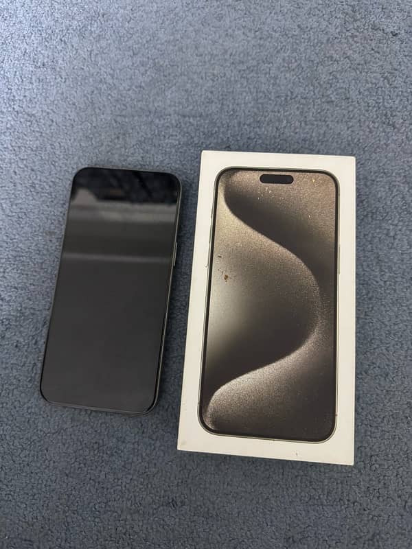 Iphone 15 Pro Max PTA Approved 256gb Natural Titanium 0