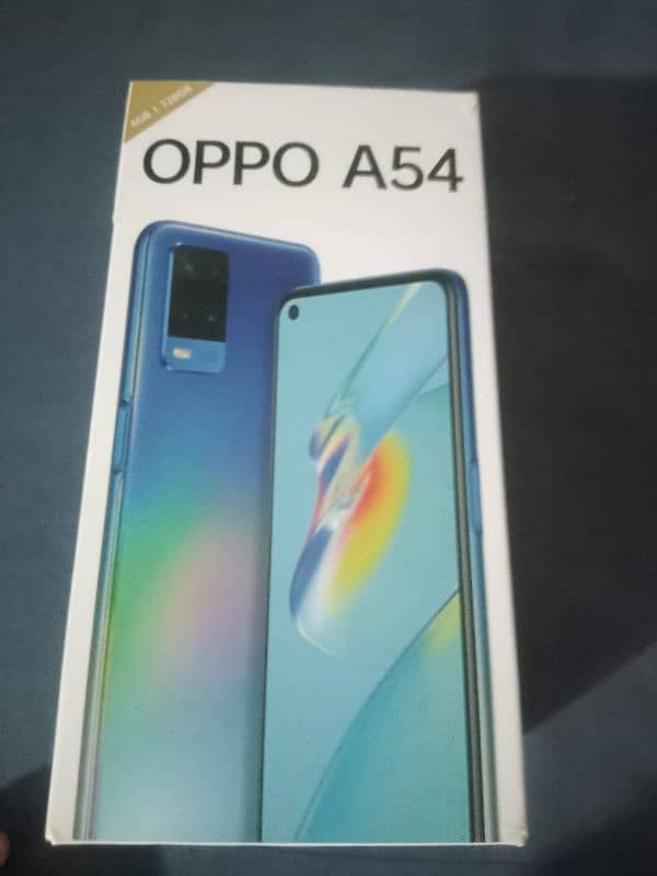 Oppo A54 used mobile is for sale 0