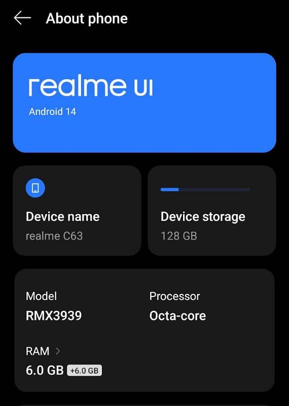 Realme C63 - Brand new condition 1