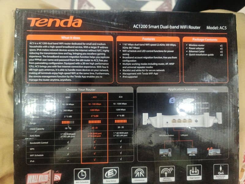 router tanda AC 1200 2