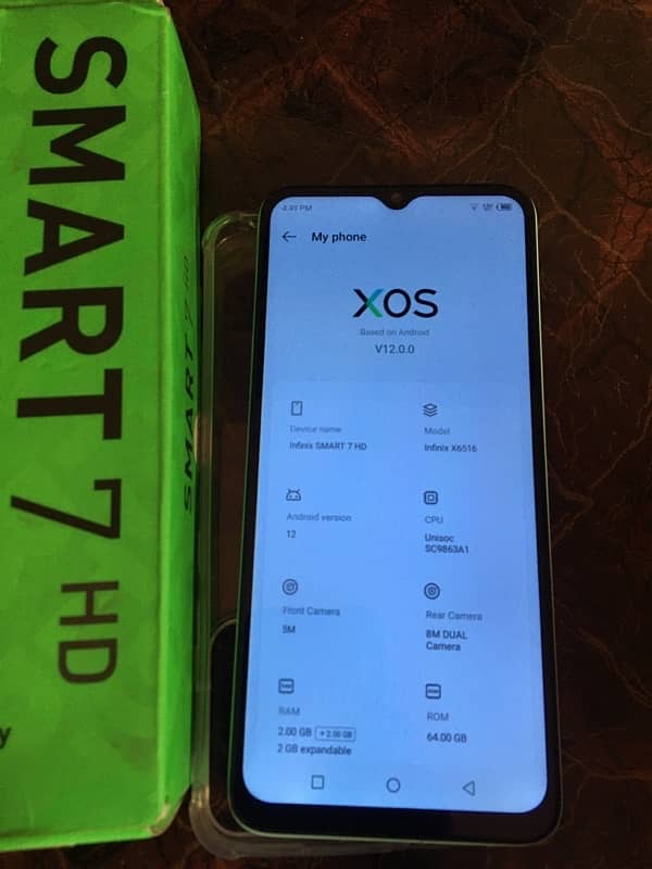 infinix smart 7HD 10by10 condition PTA approved 2