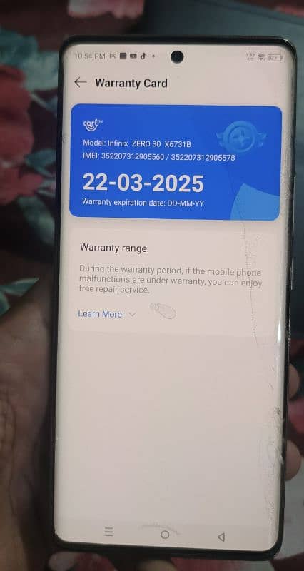 infinix zero 30 16gb/256gb no exchange 11