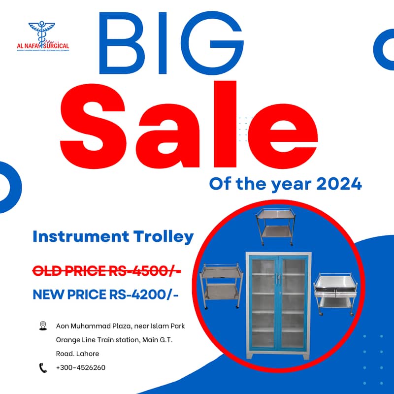 Manufacturer of Instrument Trolley / Inst. Cabinet, Dressing Trolley 0