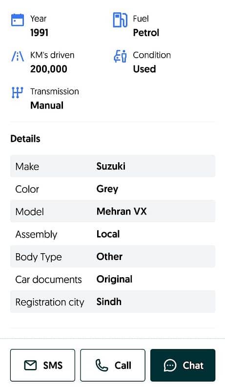 Suzuki Mehran VX 1991 10