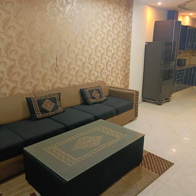 Luxury Fully Furnished 1 Bed Flat Is Available For Rent in DD Block Bahria Town Lahore 1