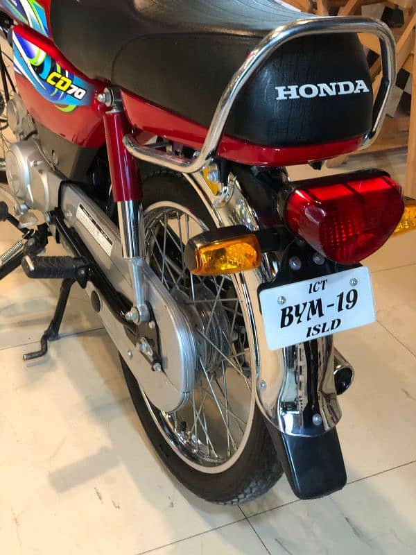 Honda CD 23/24 Mdl 2 Digit Islamabad number 5