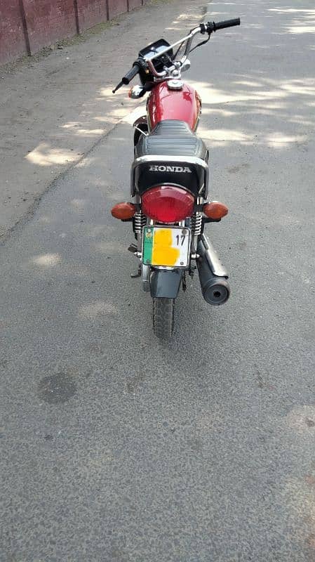 HONDA CG 125 Totally original 2017 9