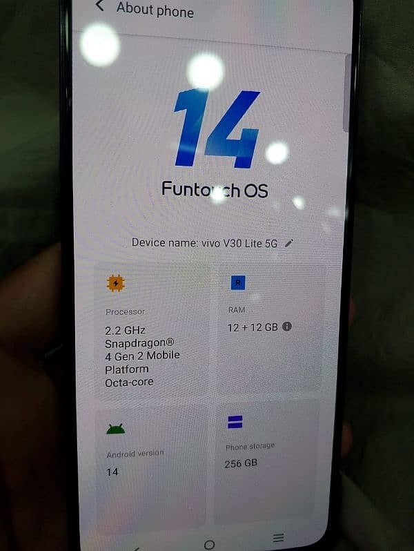 vivo v30 lite 12/256 non PTA with box 2