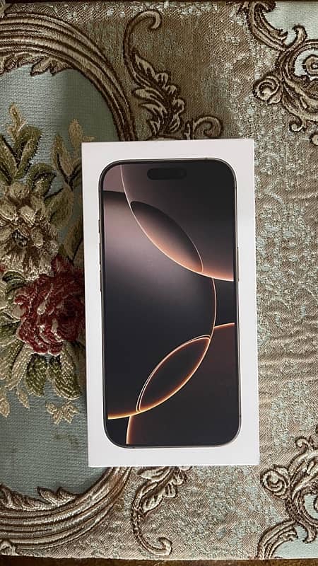 Iphone 16 pro 256gb desert titanium 1