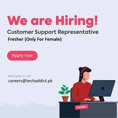 Customer Service Fresher (Female) 0